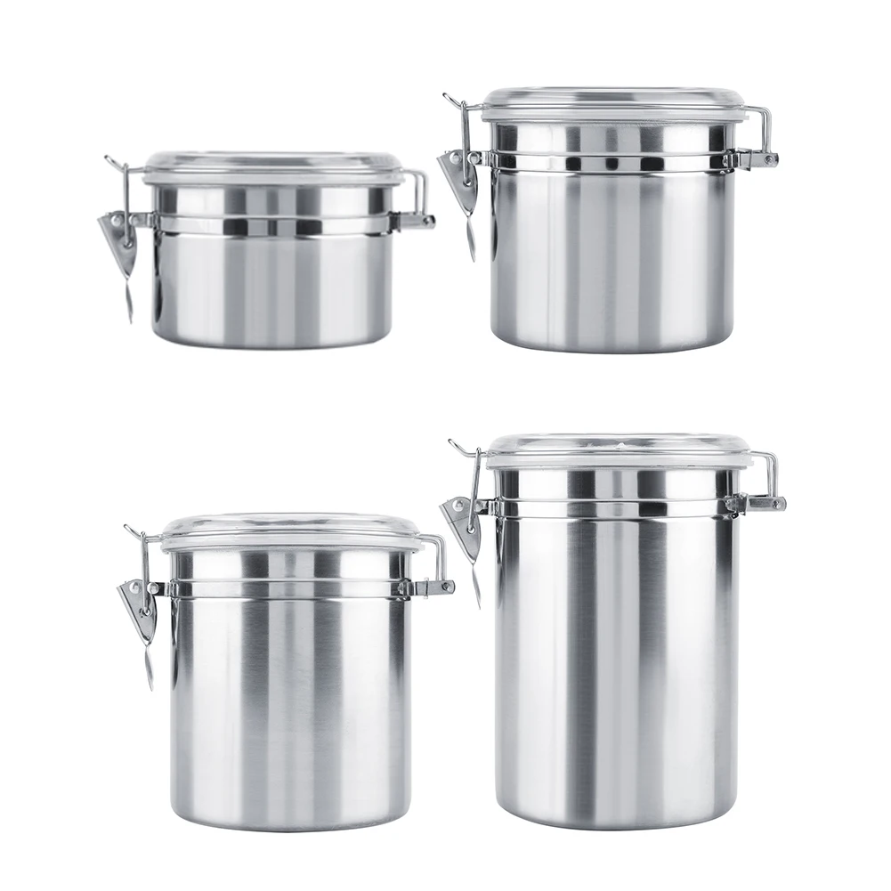 Stainless Steel Coffee Container Vacuum Sealed Storage Jar for Sugar Tea Bean - view 5