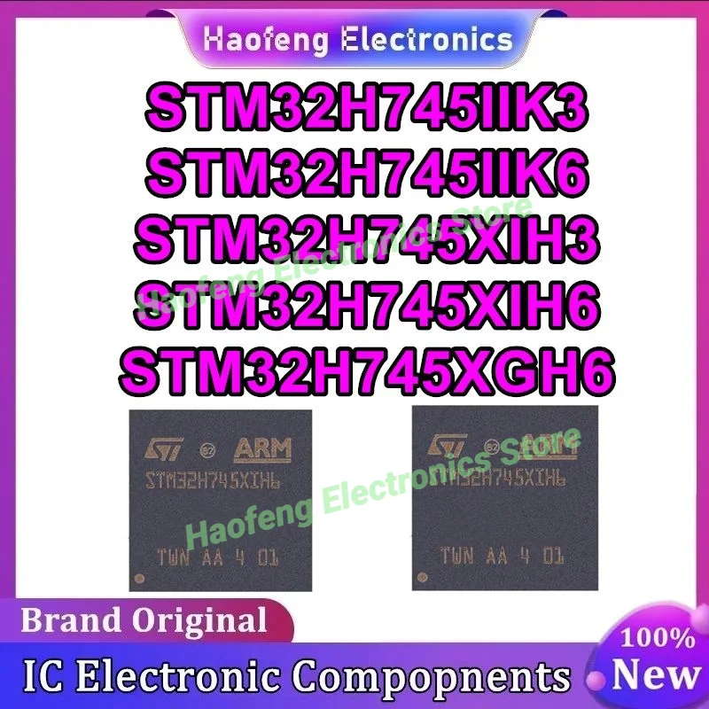 

STM32H745IIK3 STM32H745IIK6 STM32H745XIH3 STM32H745XIH6 STM32H745XGH6 Чипсет IC Новый оригинальный на складе