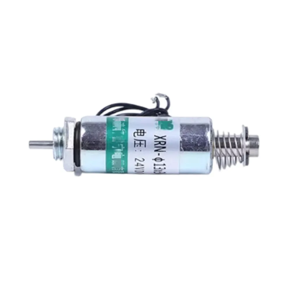 DC Tubular Electromagnet Solenoid Coil Column Type Pushable Self-Reset XRN-13X30TL 23W Stroke 6mm for Electronic Devices D12V 24 - view 4