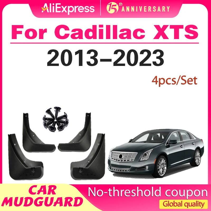 

Car Fender Mud Flaps For Cadillac XTS 2013~2023 Perodua Road Guards Mudflap Mudguards Splash Goods Accessories 2014 2015 2016