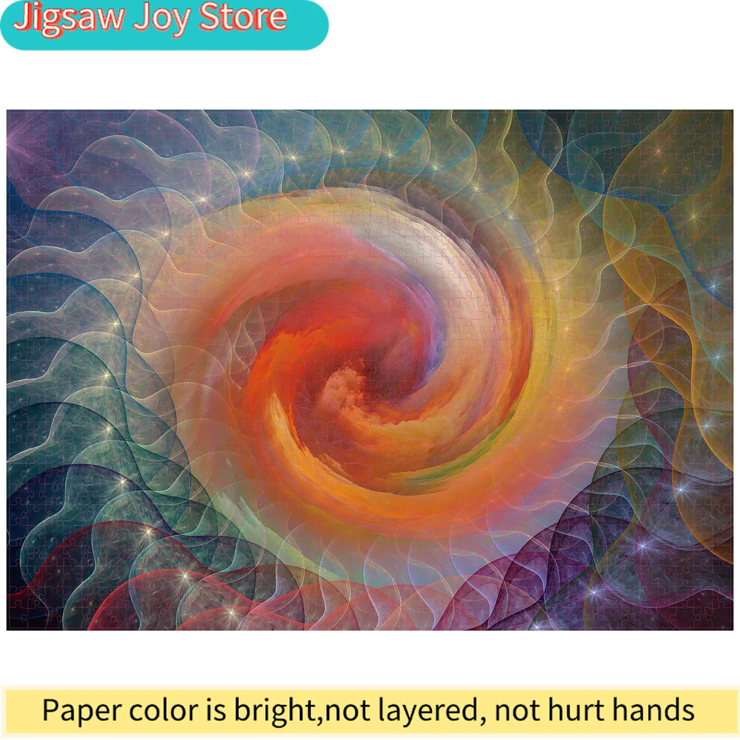 Puzzle Mandala Sfumato da 1000 Pezzi, Decorazione per la Casa, Giochi per Adulti, Divertimento in Famiglia, Puzzle da Pavimento, Giocattoli Educativi per Bambini