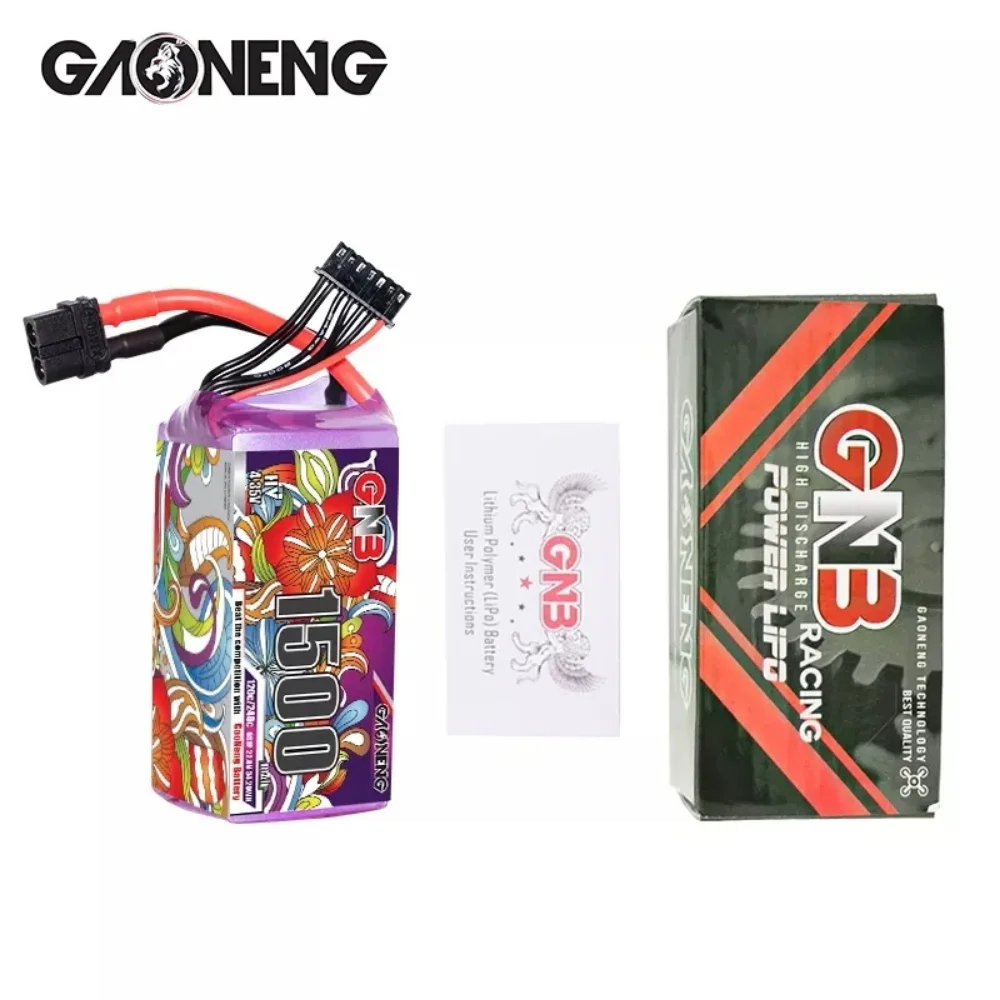 Lihv-ドローン用バッテリー,充電式リチウム電池GAONENG-GNB,1500mah,120c,4s,15.2v,6s,22.8v,xt60プラグ,軽量,新しいモデル,rc fpv用の高cレート