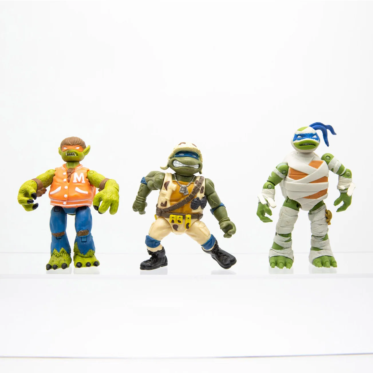 Playmates Teenage Mutant Ninja Turtles Action Figure Raphael Donatello Joints Movable Table Ornaments Model Toy Kids Gifts