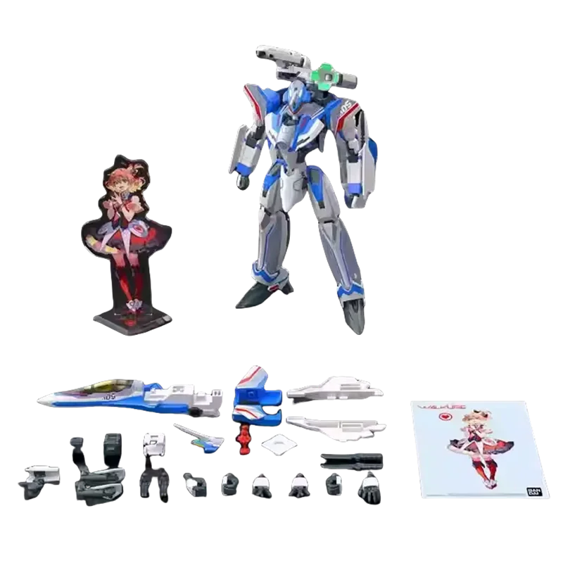 الأصلي بانداي أنيمي نموذج HG VF-31J SIEGFRIED هايات IMMELMANN استخدام عمل أرقام تحصيل اللعب هدية للأطفال بقعة السلع
