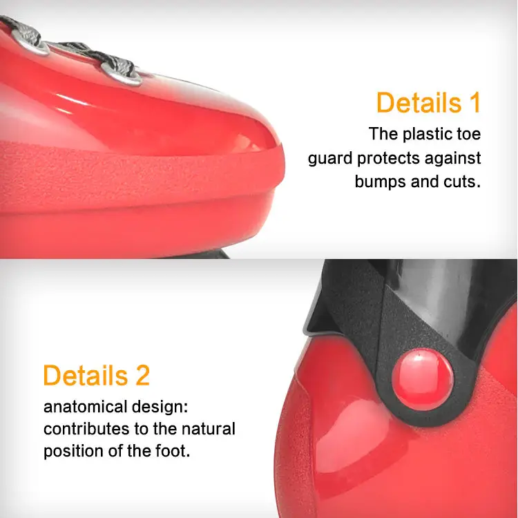 Hot sell professional quick lacing stainless steel blades plastic ice skates used in ice