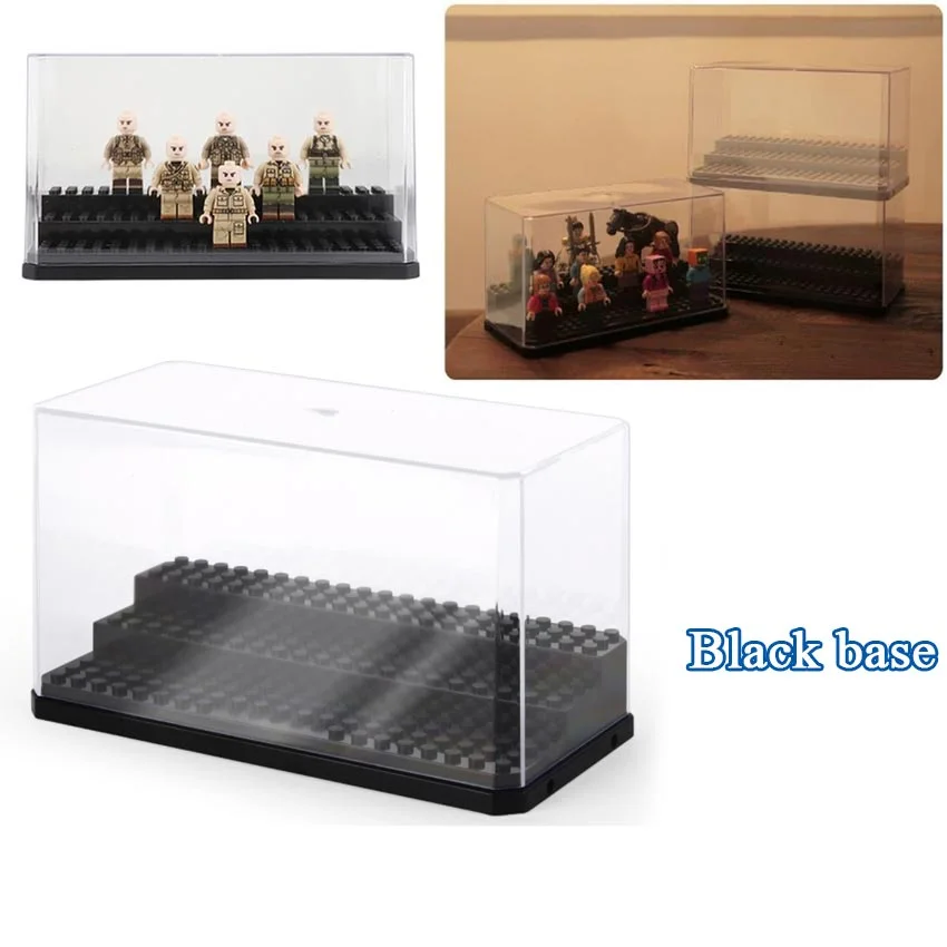 3 Steps Compatible Minifigure acrylic display box case For Building Blocks Action Figure