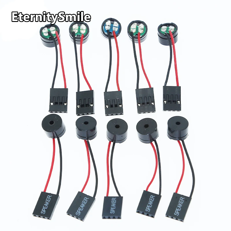 10 Pcs Motherboard Diagnostic Built-in Speaker Buzzer Speaker Alarm for PC