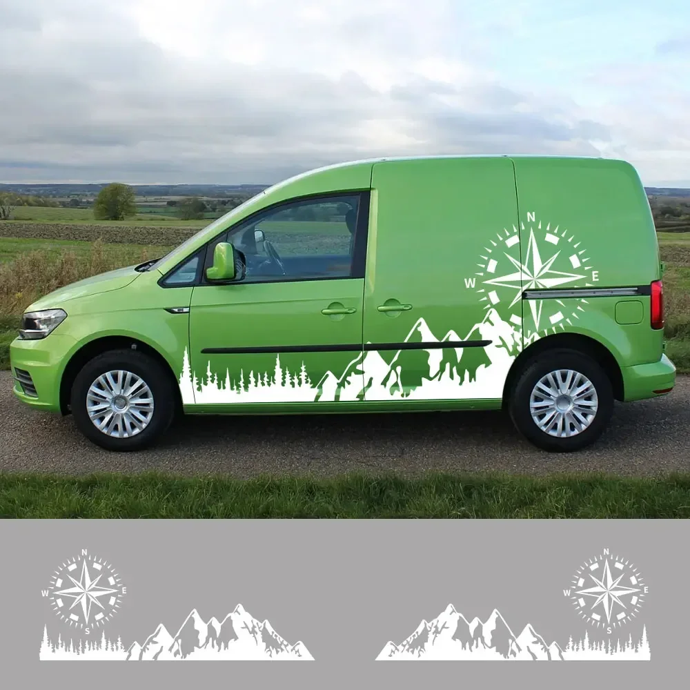 

Автомобильные наклейки для Volkswagen VW Caddy MK1 MK2 MK3 2 3 4 Maxi Kombi Camper Van Mountain Compass Виниловая декоративная наклейка Автоаксессуары