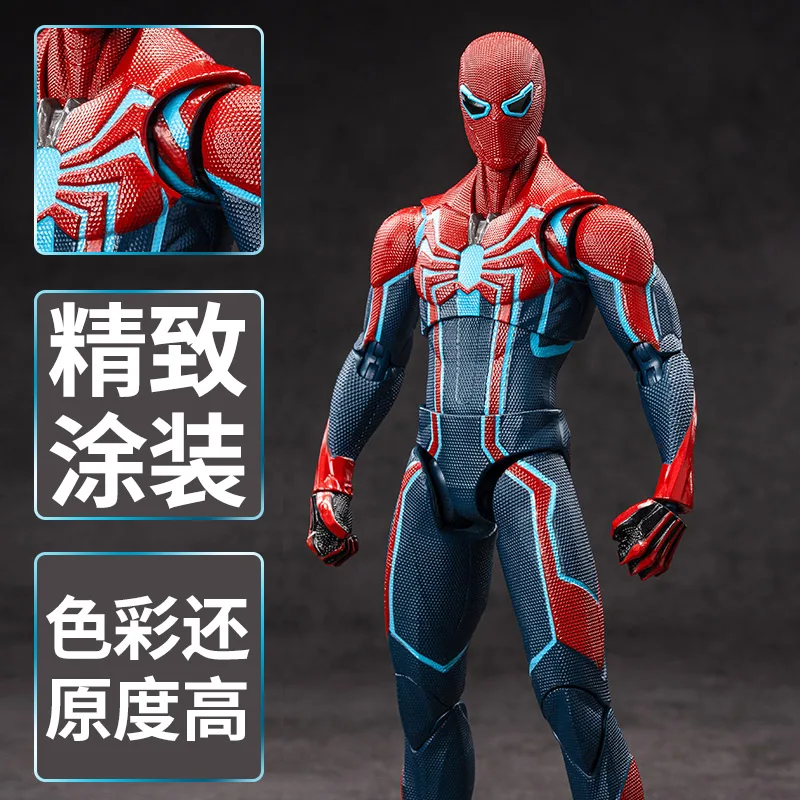 zd-toys-marvel-spider-man-velocity-suit-1-10-action-figure-rapid-suit-articulated-joints-collectible-model-for-marvel-fans