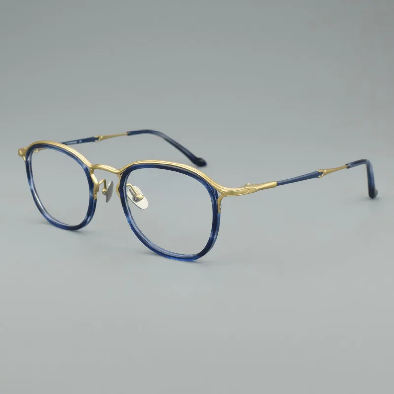 

2025 Titanium glasses Round Glasses Prescription Eyeglasses Lightweight Optical Frames for Men Women Myopia spectacle frame 3118