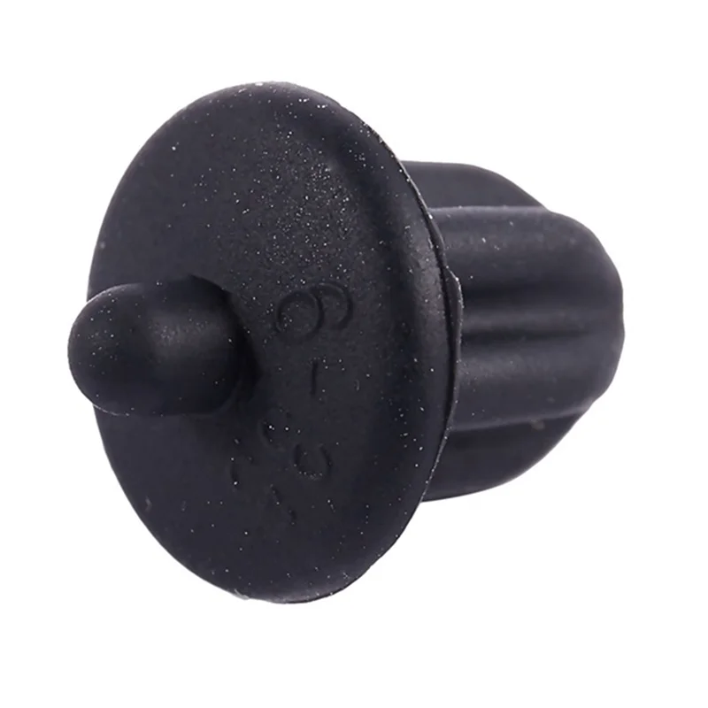 50X Black Rubber 6.35Mm Audio Jack PC DVD Microphone Socket Dust Cover-A74Z