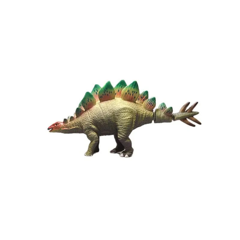 Miniature สัตว์ป่าไดโนเสาร์ Stegosaurus Pterodactyl จระเข้ Zebra Lion Decor Action Figure ตุ๊กตาของเล่นสำหรับเด็ก