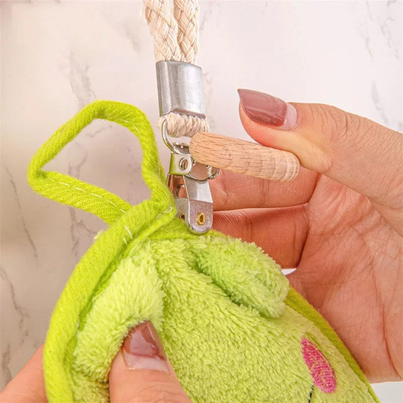 1/2PCS Bad Handtuch Clips Geflochtene Mehrzweck Kleiderbügel Bad Baumwolle Schleife Handtuch Clip Metall Clamp Küche Hause lagerung – Detail 36