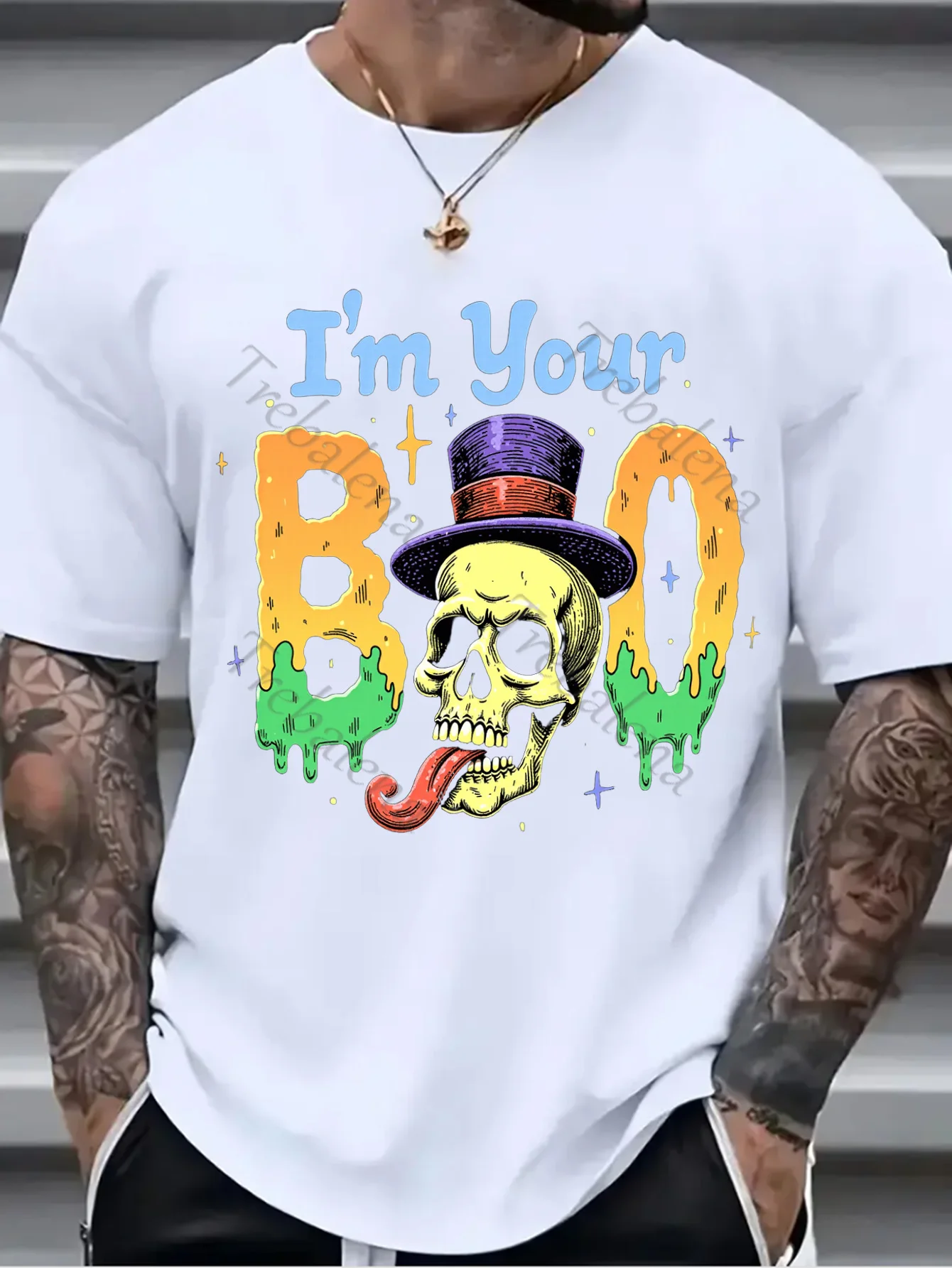 

1шт настенный гобелен "Boo Skull with Top Hat Хэллоуин декоративный гобелен для домашнего настенного искусства"
