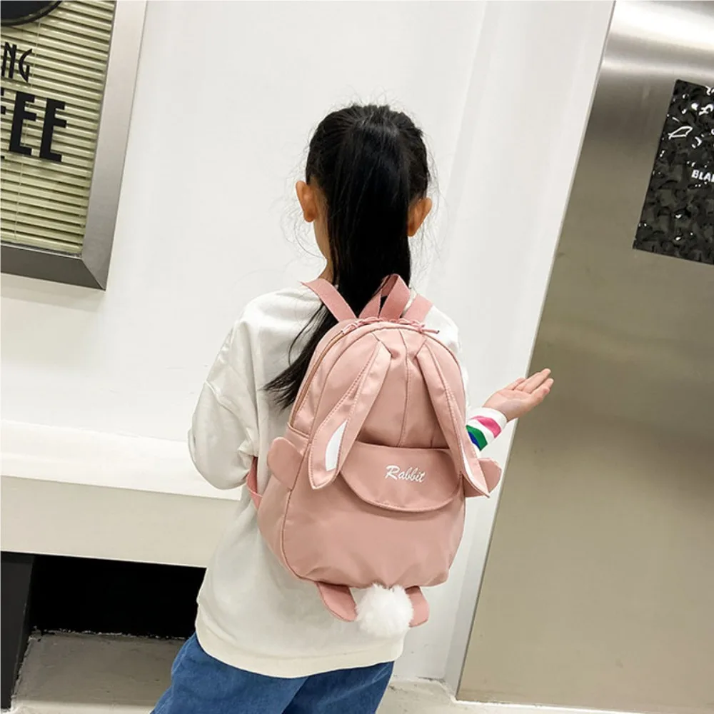 New Children Backpack School Bags Cute Bunny Backpacks Animals Design Girls Kids Backpack Kindergarten Rabbit Baby Bag with Ears