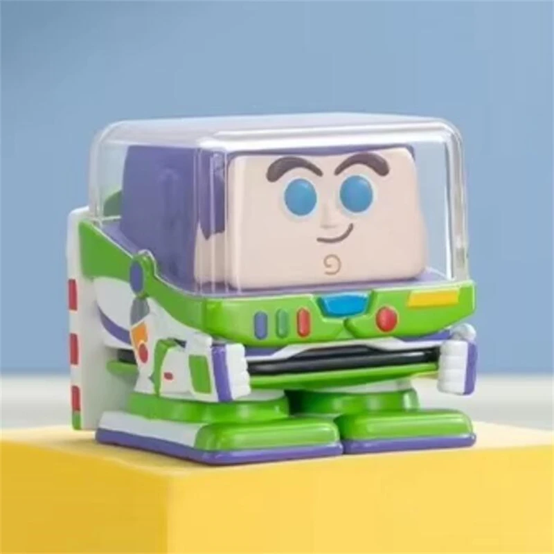 Disney Pixar Pop Cube 2 Series Buzz Lightyear Wall E Slinky Dog McQueen Russell Joe Gardner Chunckles Action Figure Toys Dolls