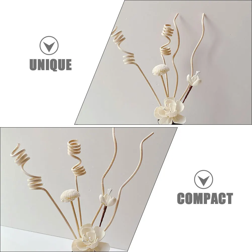 

6Pcs Aromatherapy Reed Diffuser Sticks Replacement Refill Essential Oil Sticks for Home Office Spa Bathroom Fragrance Diffuser