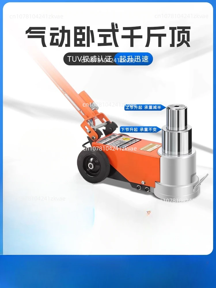 Automotive Hydraulic Jack, 60-80T, Unfiltered, Orange Heavy-duty Truck Jack, Foldable, Suitable for Multiple Scenarios