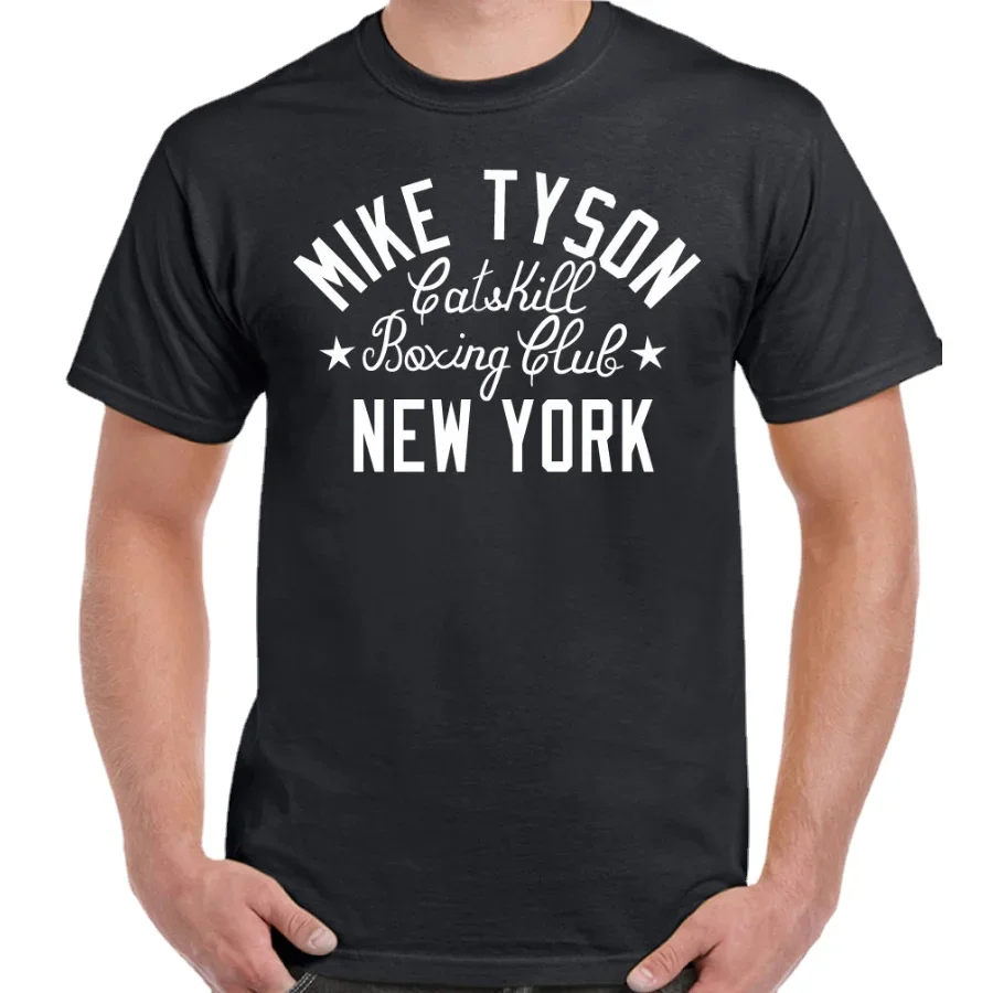 

Футболка Iron Mike Tyson, мужская футболка для боксерского клуба, тренажерного зала, Iron MMA, тренировочный топ-боксер, хлопковая футболка с круглым вырезом и короткими рукавами, новый размер S-3XL