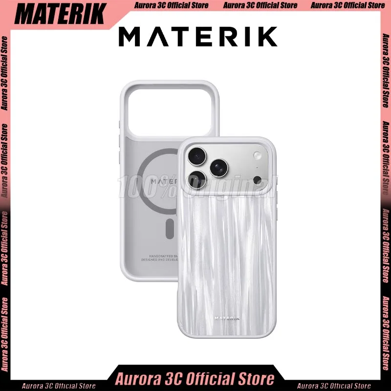 حافظة هاتف MATERIK لهاتف iPhone17 غطاء هاتف مغناطيسي مضاد للسقوط لهاتف iPhone17 pro Max ملحقات ألعاب الكمبيوتر هدايا مخصصة