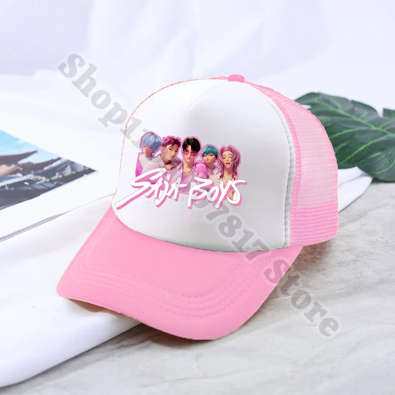 KPop شيطان الصيادين الاطفال لطيف قبعة بيسبول صبي فتاة الكرتون قبعة الكبار الأطفال قابل للتعديل قبعات الصيف اكسسوارات القبعة الهدايا