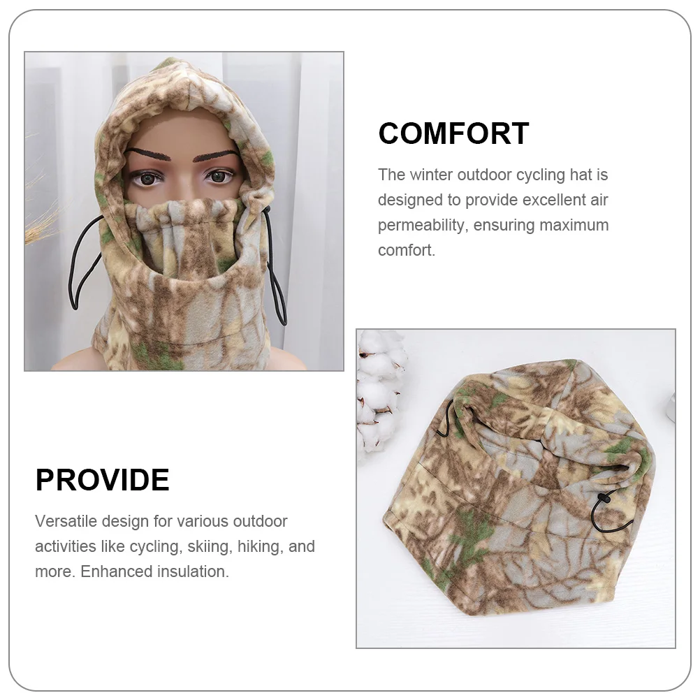 

Anti-Cold Facial Hood Thick Warm Windproof Water-Resistant Outdoor Cycling Skiing Hiking Head Cover Practical Facial Guard