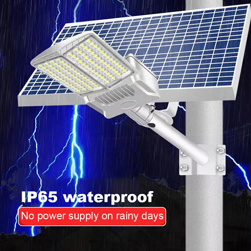 Réverbère solaire extérieur injuste, super lumineux, 800LED, 600LED, IP65, étanche, garage, jardin, terrasse