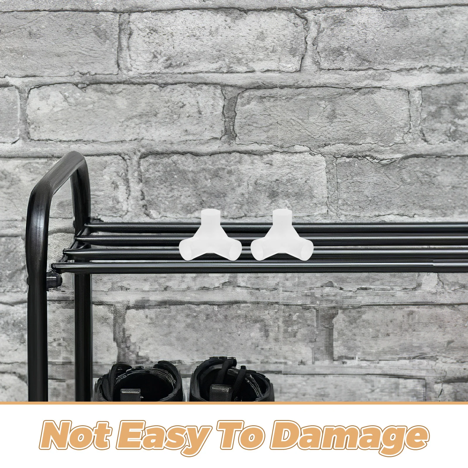 10 قطعة خزانة قضيب موصل المحملة المشتركة 3-Way قضيب اقتران لخزانة تخزين الرف رف الأحذية خزانة موصلات الزاوية البلاستيكية