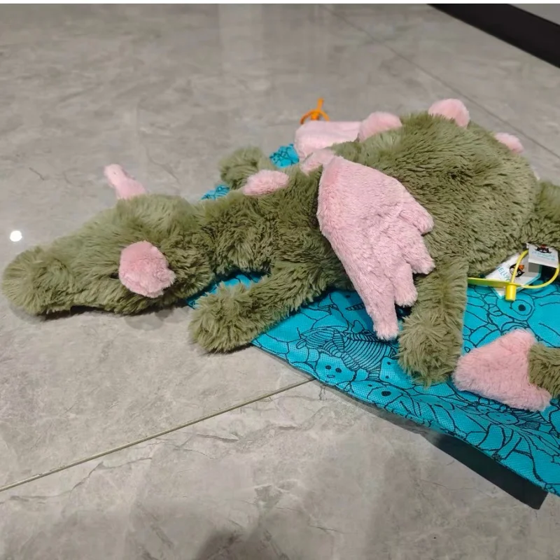 재미있는 만화같은 날개 달린 용 말차 드래곤 봉제 인형 무지개 파티 눈 용 인형 대형 베개 축제 선물 가족 장식