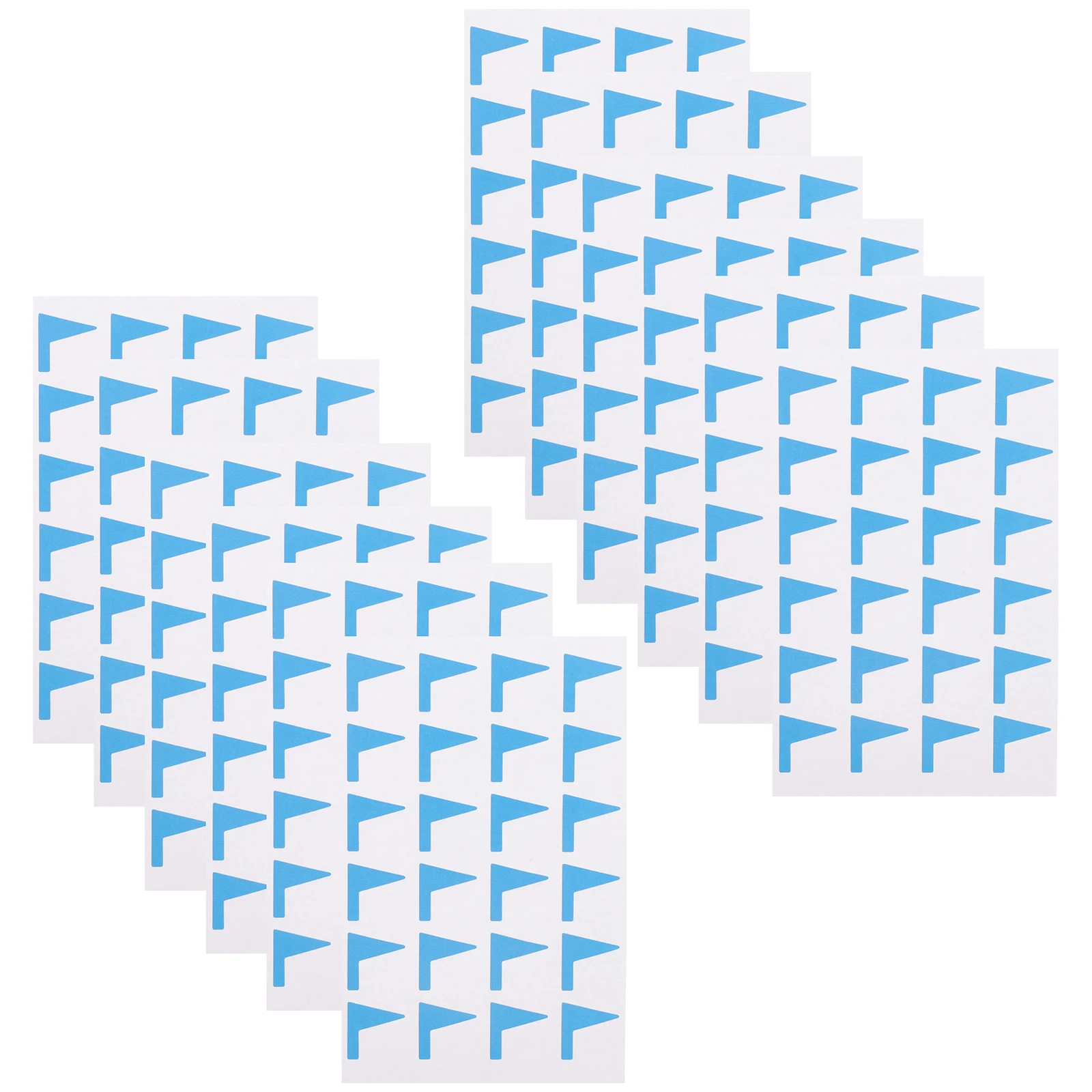 12 Sheets Tag Stickers Small Sticky Labels Self Adhesive Outdoor for Organizing Paper