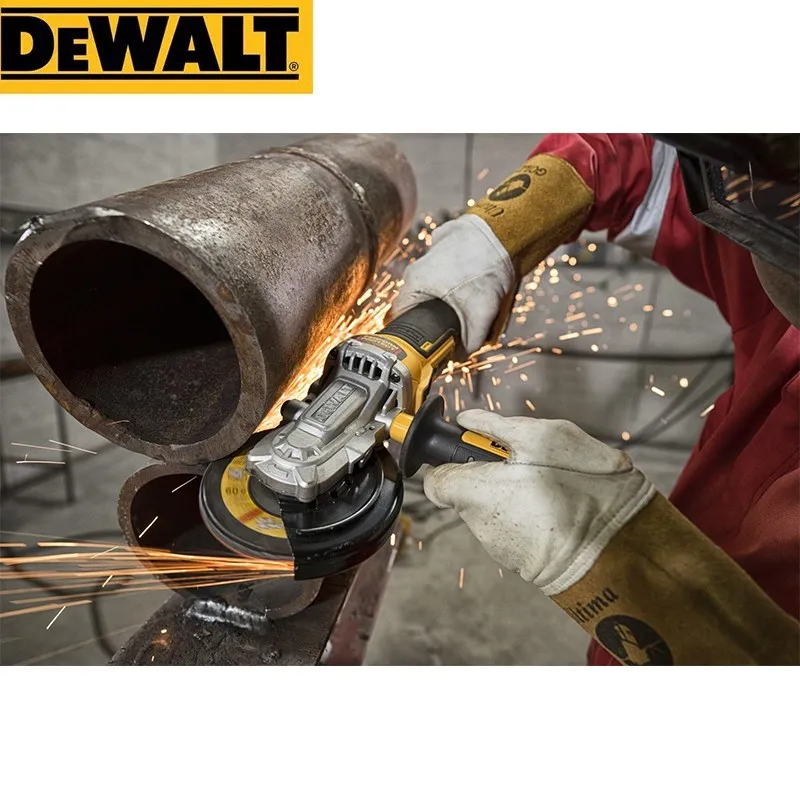 Dewalt 125mm Brushless Angle GrinderImpact Polisher M14 Cutting Machine Wireless Woodworking DEWALT Power Tool for 20V Battery