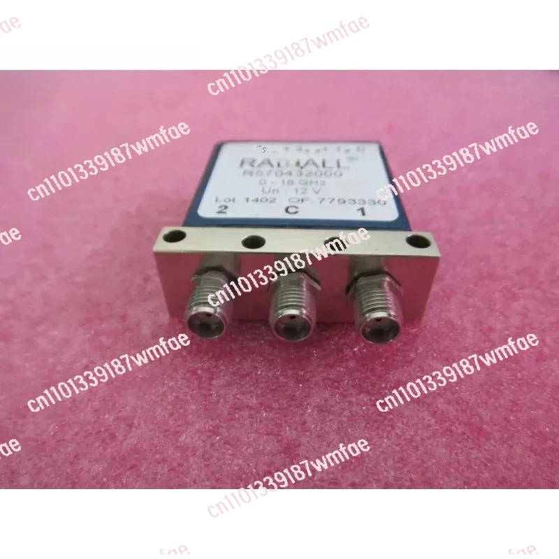 

Imported R 570432000 -18GHz 12V SPDT RF Mechanical Coaxial Switch