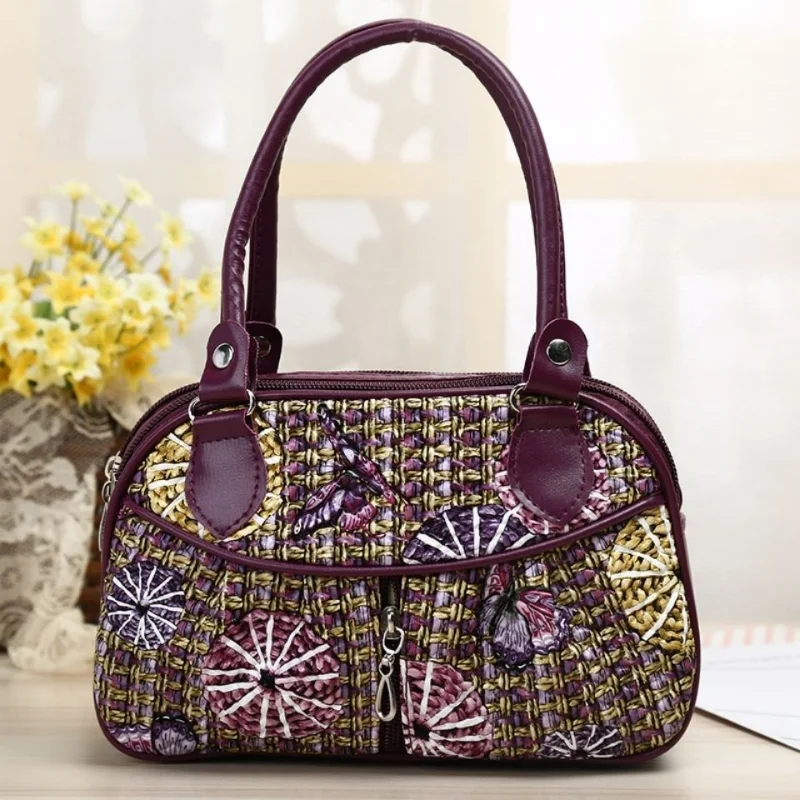 

2025 New Handbag Mom Shopping Bag Middle-Aged and Elderly Small Bag Women Bag Phone Bag for Old People Coin Purse