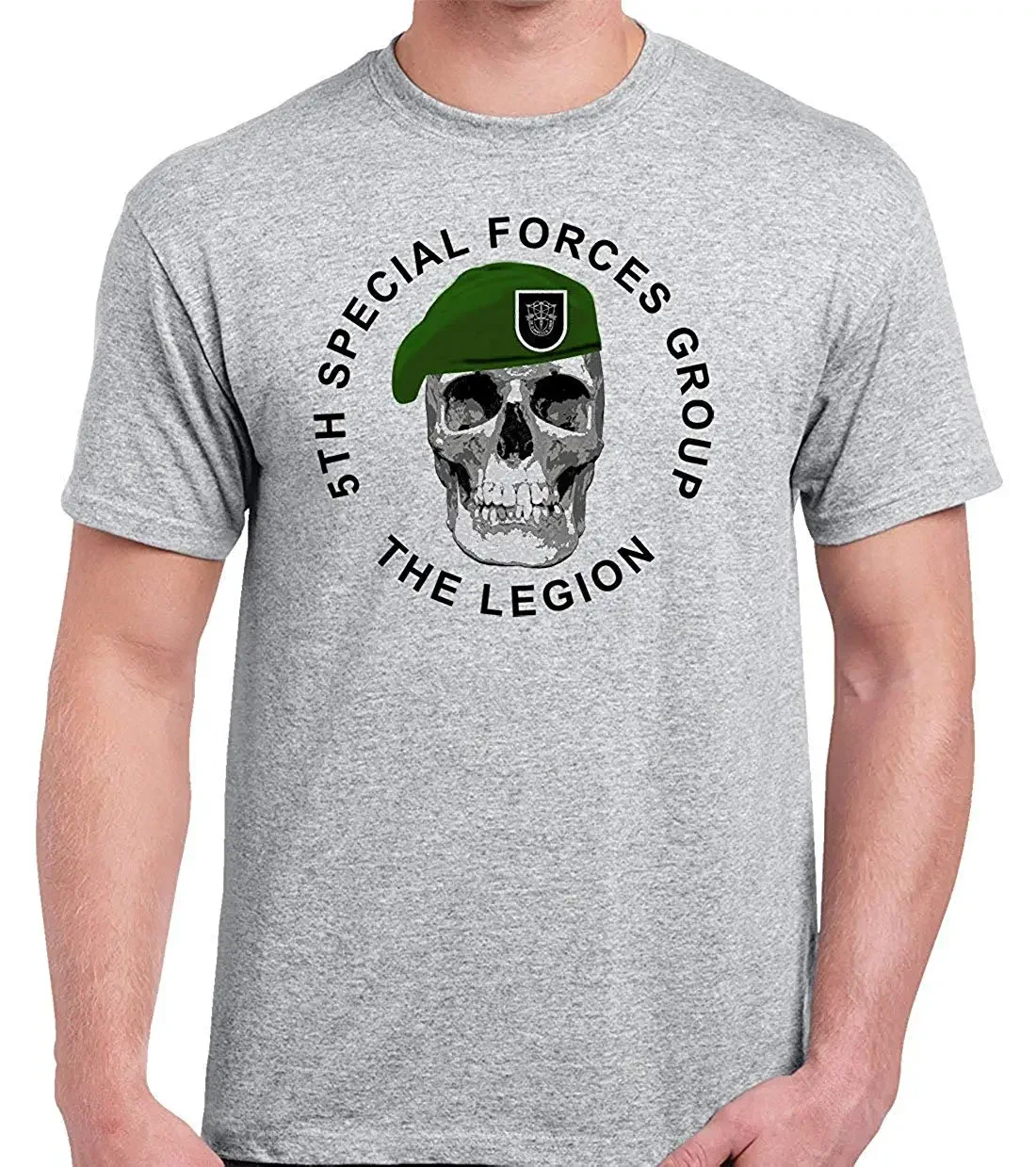 

US Green Beret 5th Special Forces Group T-Shirt 100% Cotton O-Neck Summer Short Sleeve Casual Mens T-shirt Size S-3XL