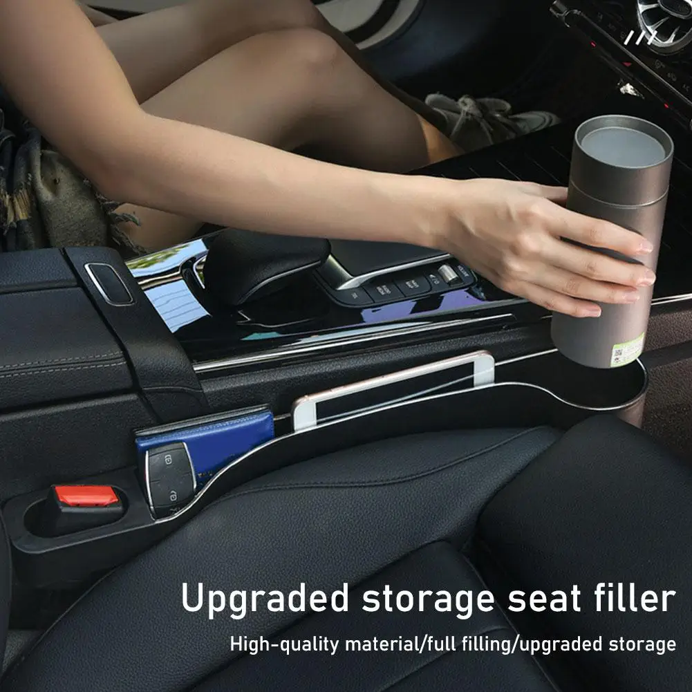 

1 Pair Car Seat Plug Strip Side Seam Filler Organizer Multifunctional Accessories Interior Storage Box Organizing Box Car X0R1