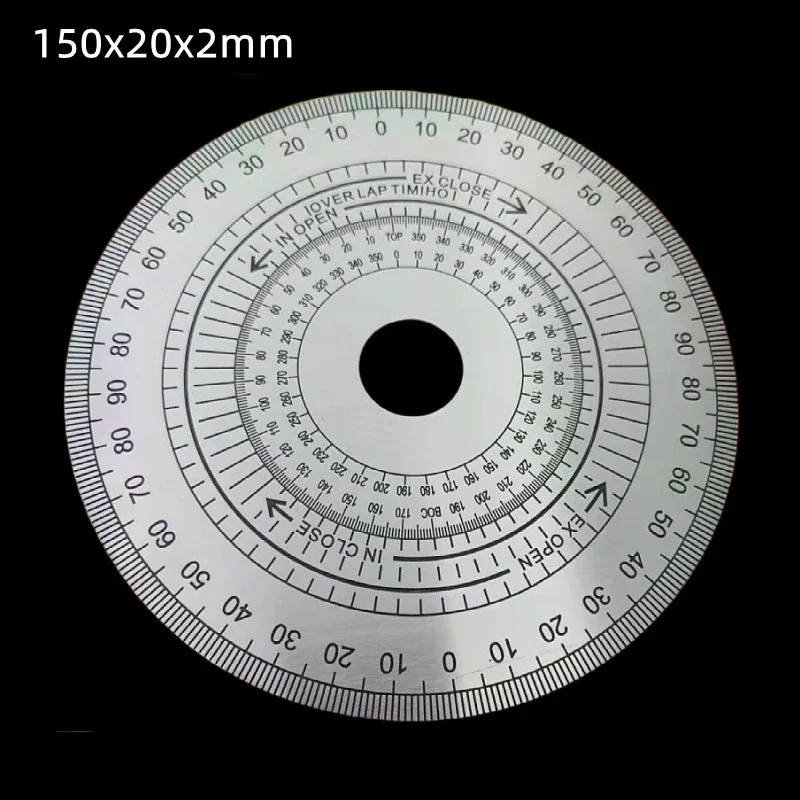 150x22mm Dial Scale Identification Dial Degree Graduated Circle Disk For Machine Tool Measurement Tools