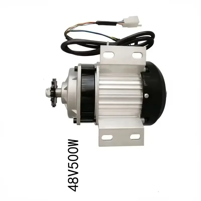 Customizable 24V 48V 60V Brushless DC Electric Motor 500W 1000W with Pulley System for Lawn Mowers & Grass Feeders