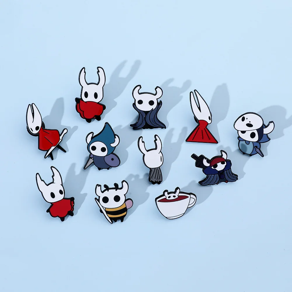 Hollow Knight Enamel Pins Cute Cartoon Metal Brooch Game Jewelry Badge for Backpack Pins Accessories Gifts - Image 2
