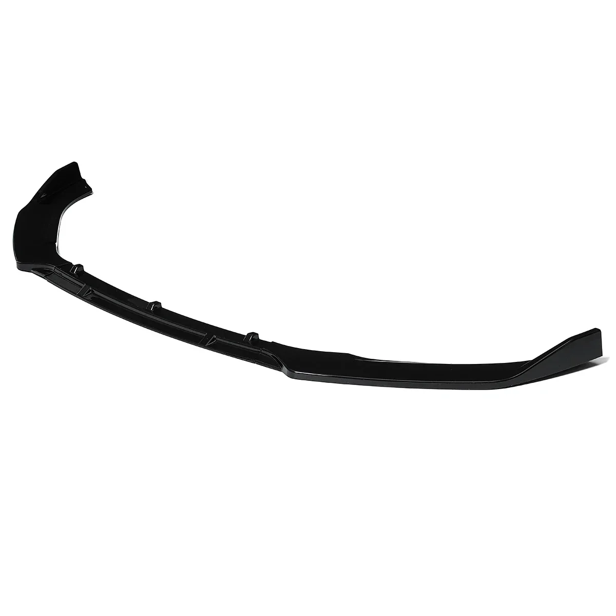 3Pcs Glossy Black Car Front Bumper Lip Cover Trim Front Bumper Diffuser Lip Cover Wing Fit For MAZDA 3 axela 2014 2018 Body Kit