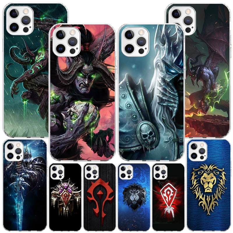 W-World Of W-Warcraft W-Wow Phone Case For Apple iphone 16 15 14 13 12 11 Pro Max SE X XS XR 7 + 8 Plus Print Soft Cover Fundas 