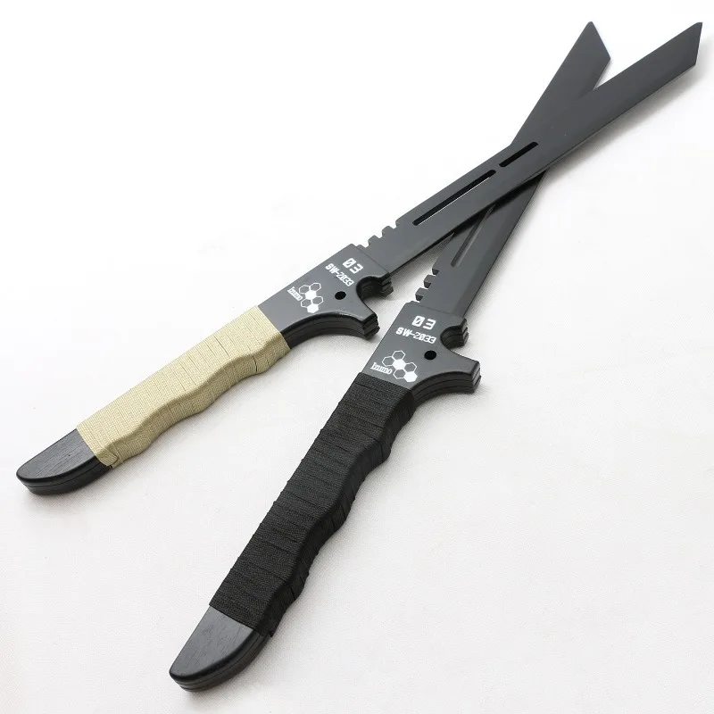 70cm Kaiju No.8 Soshiro Hoshina Double-Bladed Cosplay Third Squad Deputy Captain Wooden Prop Model