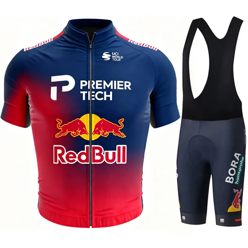 

Jersey Cycling Sets Men's Mtb Pants Male Clothing Red Bull Set Man Bike Outfit Costume Mountain Jerseys Sportswear Blouse 2026