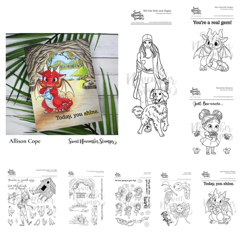 Flutterbee diamante dragón Beatrice buen huevo Fairwee troqueles de corte de Metal sellos de silicona plantilla para álbum de recortes tarjeta de álbum de fotos DIY