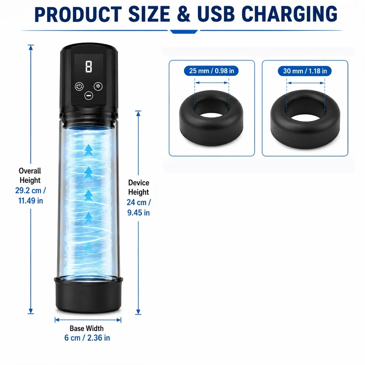 Electric Vacuum Training Device 9 Adjustable Suction Levels USB Rechargeable Soft Silicone Liner Penis Pump For Adult Males 18+