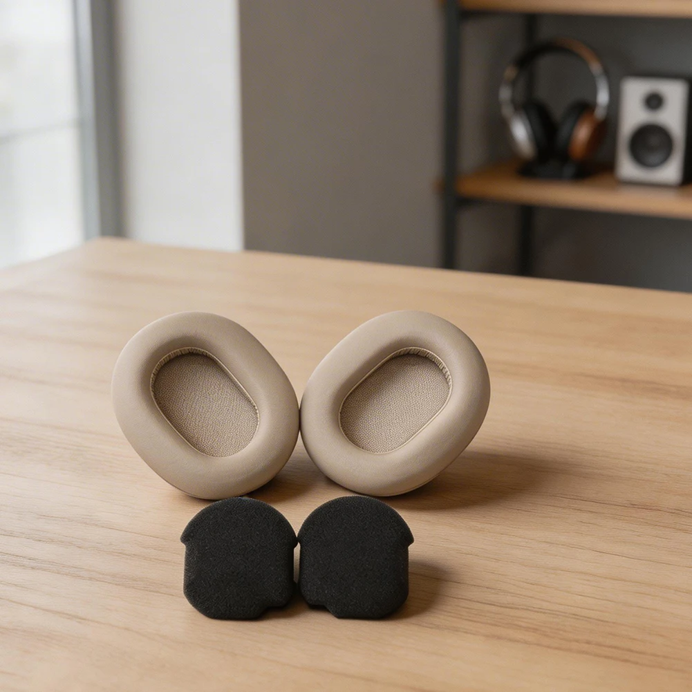 Soft Sponge Earcups Designed Specifically For SONY WH-1000XM5 Wireless Noise Cancelling Headphones For Improved Wearability