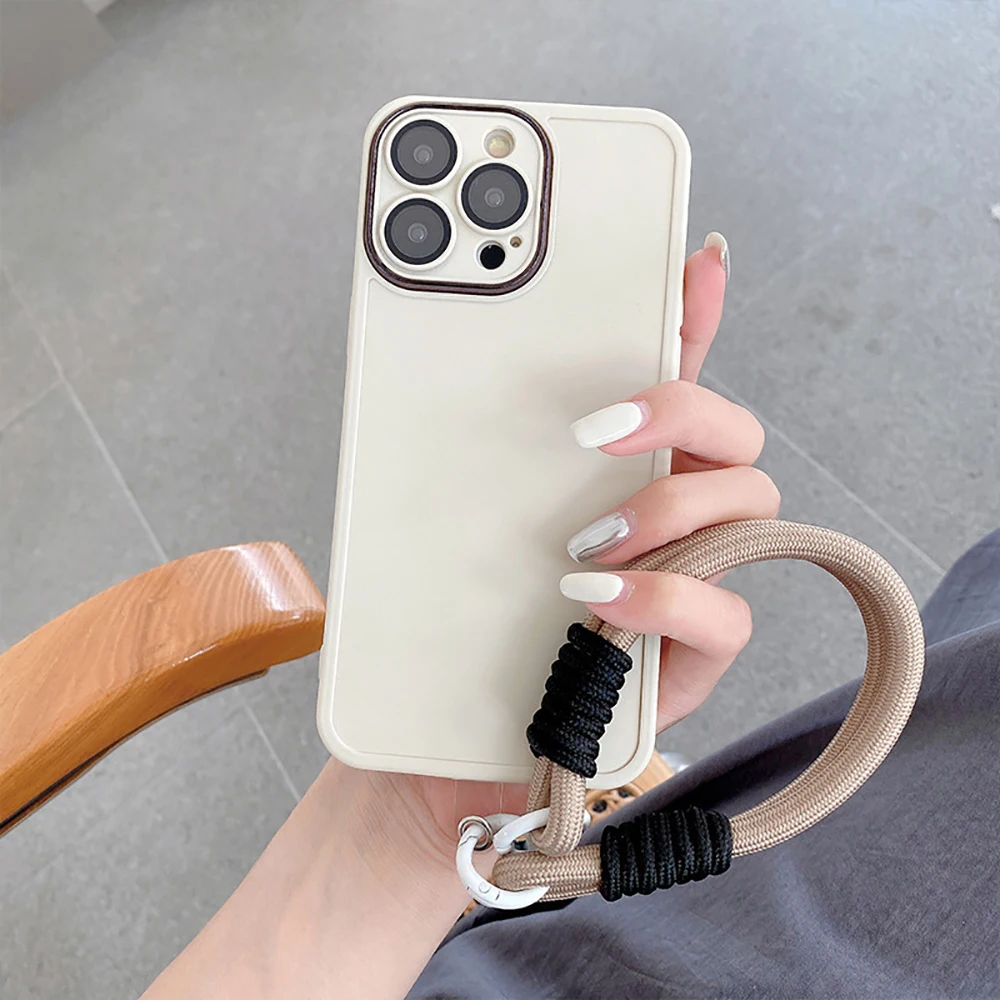 الأشرطة الهاتف المحمول شنقا الحبل الهاتف المحمول الحبل قصيرة شريط للرسغ سحر مكافحة خسر سلسلة للنساء المفاتيح