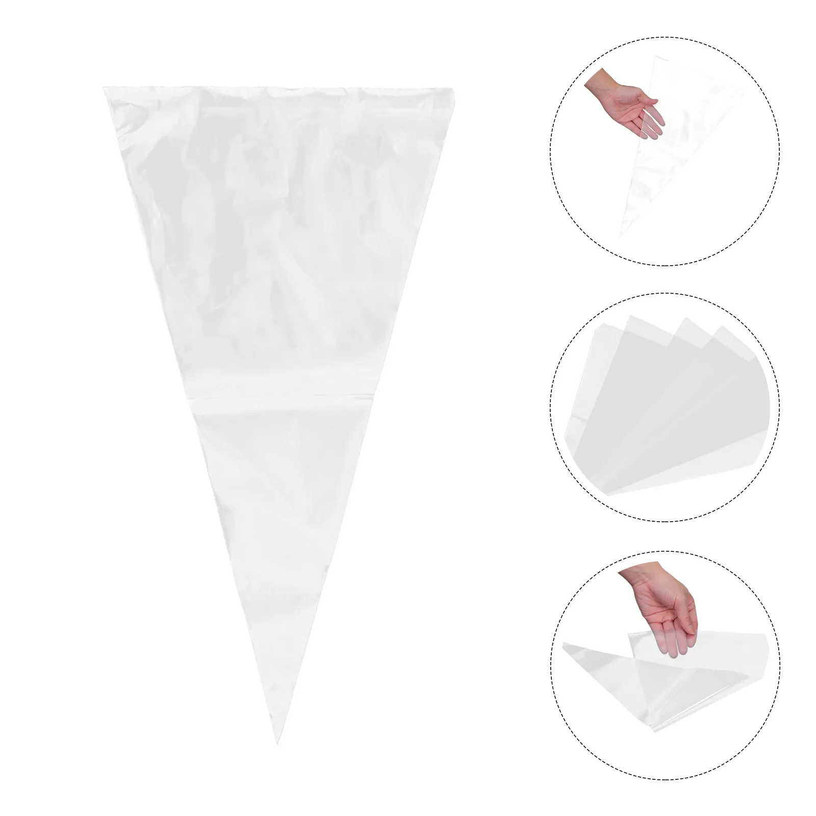 100Pcs Tile Grout Piping Bag Heavy Duty Tear Resistant Plastic Grout Bag for Masonry Tiling Brick Joints Stone Work Floor Wall