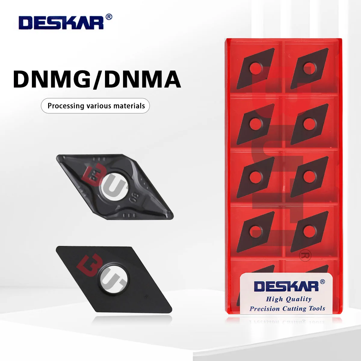 

DESKAR 100% Original DNMA150408 LF3018 DNMG150608-PM LF9118 Numerical Control Lathe Cutter Turning Blade Cutting Tools Material
