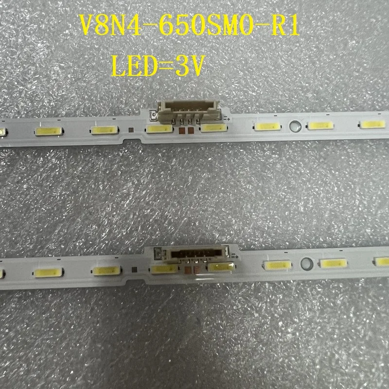 54LED(3V)LED Strip For Samsung UE65RU8005U UE65RU8000U UE65RU7475 UE65RU7472 UE65RU7470 UE65RU7455 UN65NU7500 UN65NU7400