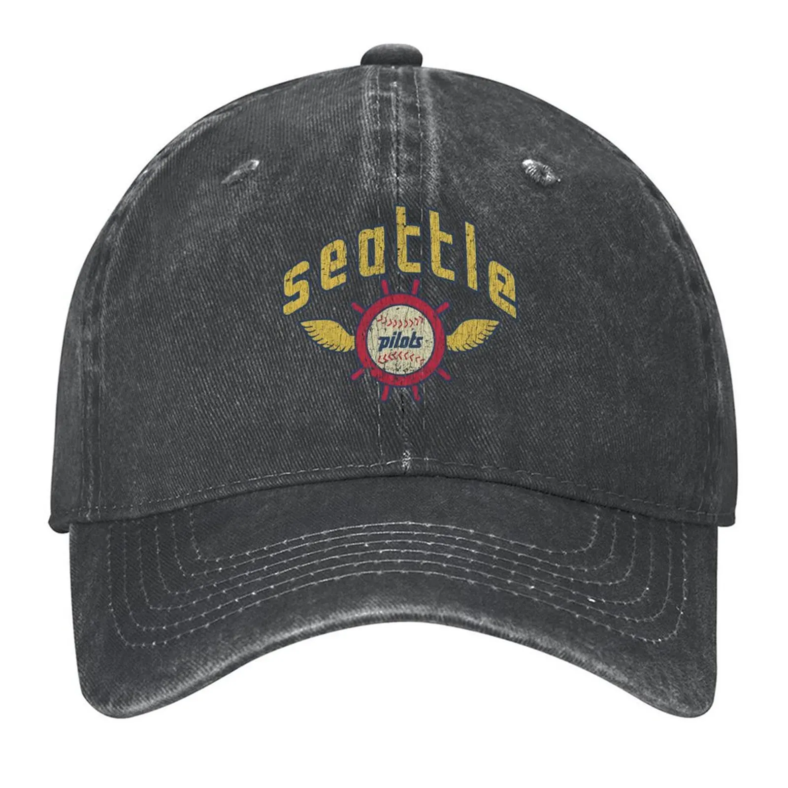 

Seattle Pilots Baseball 1969 Baseball Cap Luxury Hat Beach Bag Beach Outing Cosplay Girl Men's